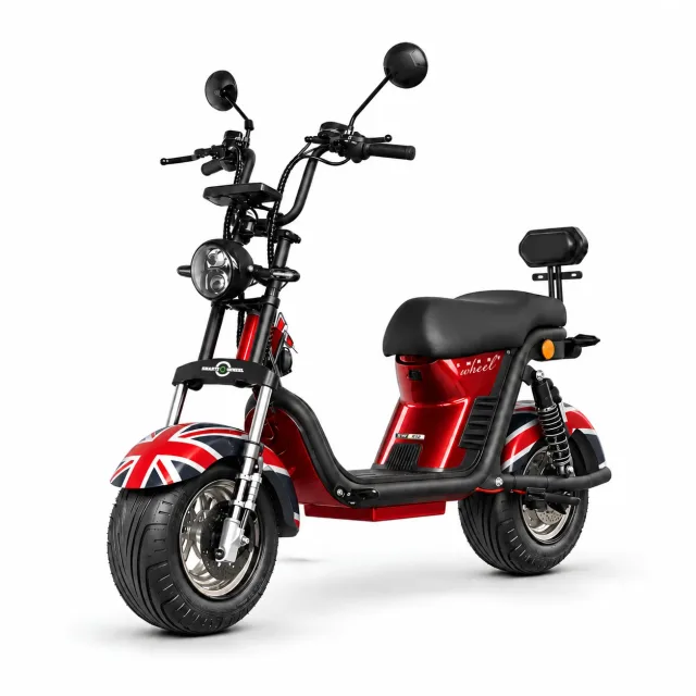 Smart Wheel X12 British Flag Moto Elétrica 1000W 32km/h no Paraguai