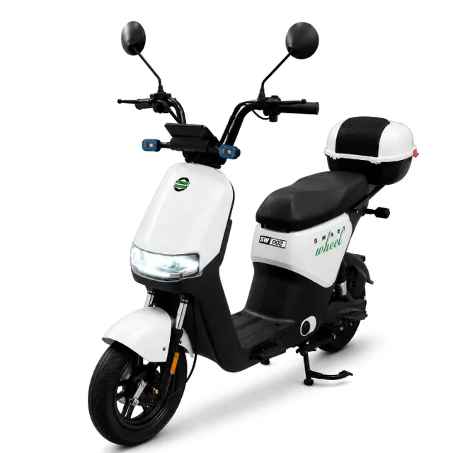 Moto Elétrica Smart Wheel SW 002 1000W 32km/h Branca no Paraguai