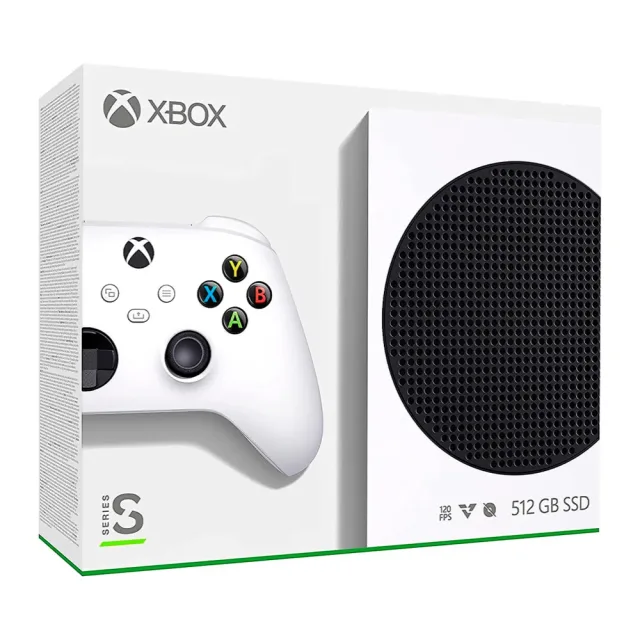  Console Xbox Series S 512Gb Ssd / All Digital / 120Fps / Bivolt - Branco - *Caixa Danificada* 