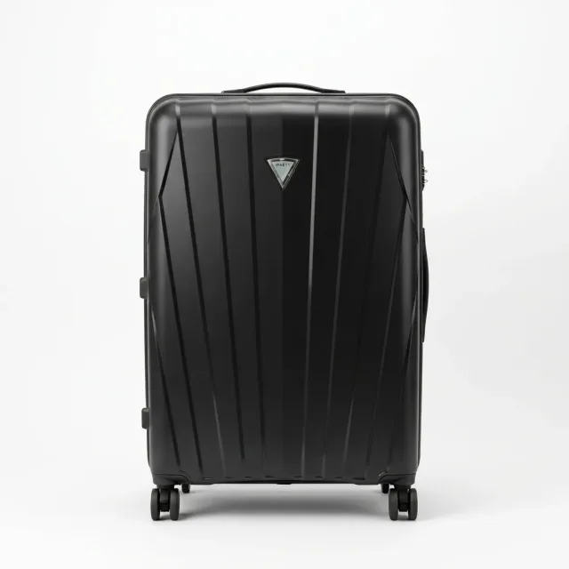 Mala de Viagem Rígida HB Lug Black Triângulo M Rodas 360° no Paraguai
