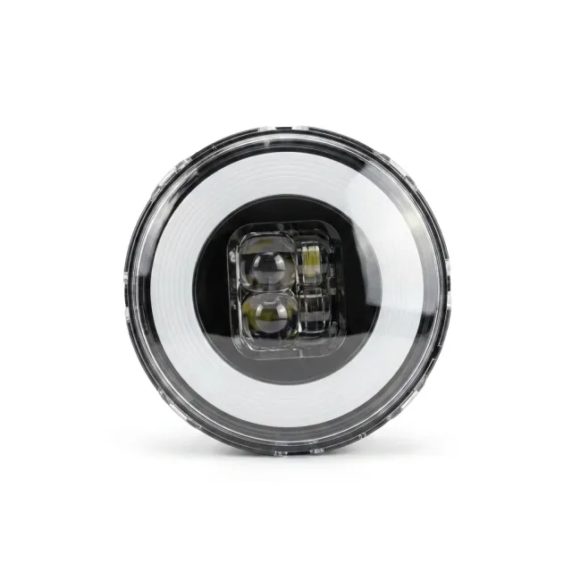 Farol Full LED Smart Wheel Cappuccino Retrô para Scooter Elétrica no Paraguai