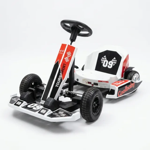 Kart Elétrico Infantil Smart Wheel 350W Branco/Preto no Paraguai