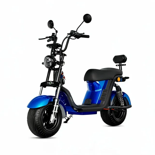 Moto Elétrica SMART WHEEL X12 Azul Escuro 1000W 32Km/h 