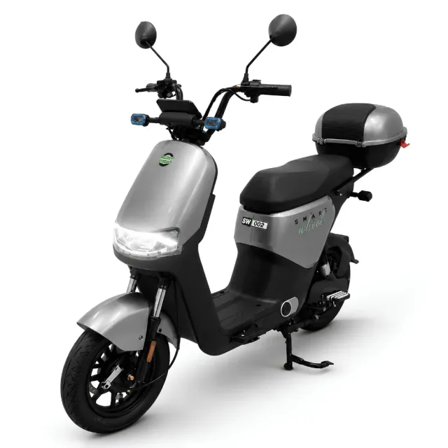 Moto Elétrica Smart Wheel SW 002 1000W 32km/h Cinza no Paraguai