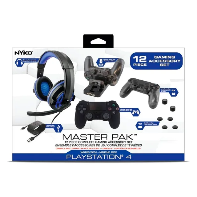 PS4 NYKO – MASTER PAK – KIT COMPLETO PARA PLAYSTATION 4